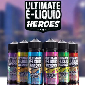 Ultimate Puff Premium E Liquid 100ml Shortfill l Heroes Range  70/30 VG/PG image 0