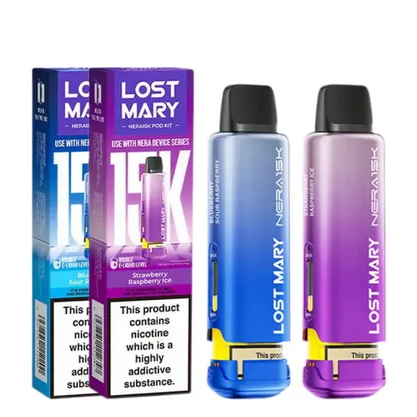 Lost Mary Nera Fullview Pod + Refill Container – 2ml Pod + 10ml Auto-Refill image 0 Lost Mary Nera Fullview Pod + Refill Container – 2ml Pod + 10ml Auto-Refill image 0