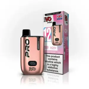 IVG Pro 10K Pod Vape Kit 20mg Strawberry Ice