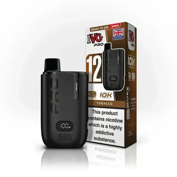 IVG Pro 10K Pod Vape Kit 20mg Tobacco