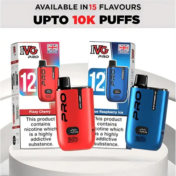 IVG Pro 10K Pro 12 Pod Vape Kit 20mg 10000 puffs IVG Pro 10K Pro 12 Pod Vape Kit 20mg 10000 puffs