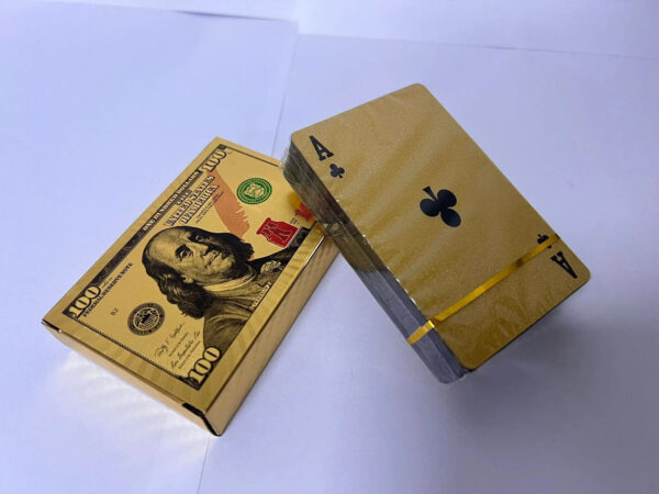 Plastic Playing Cards DJ-6 - Gold My Store Plastic Playing Cards DJ-6 - Gold My Store