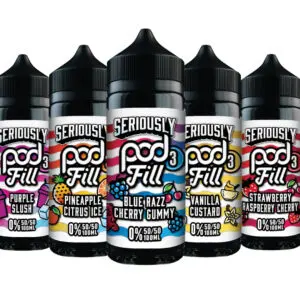 Seriously Pod Fill 3 by Doozy 100ml 50/50 VG/PG E-Liquid Shortfill Doozy