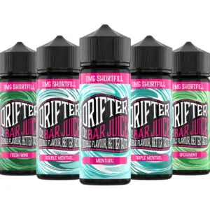 Drifter Bar Juice Menthol Range 100ml 50/50 Shortfill E-Liquid Drifter
